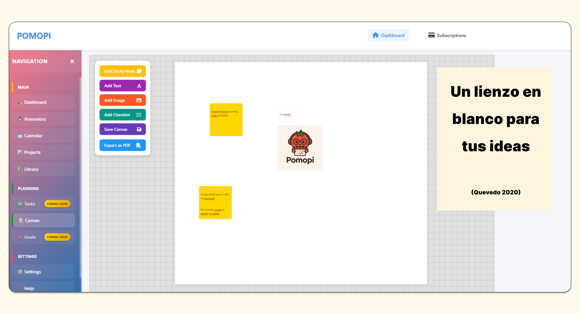 Interactive Canvas